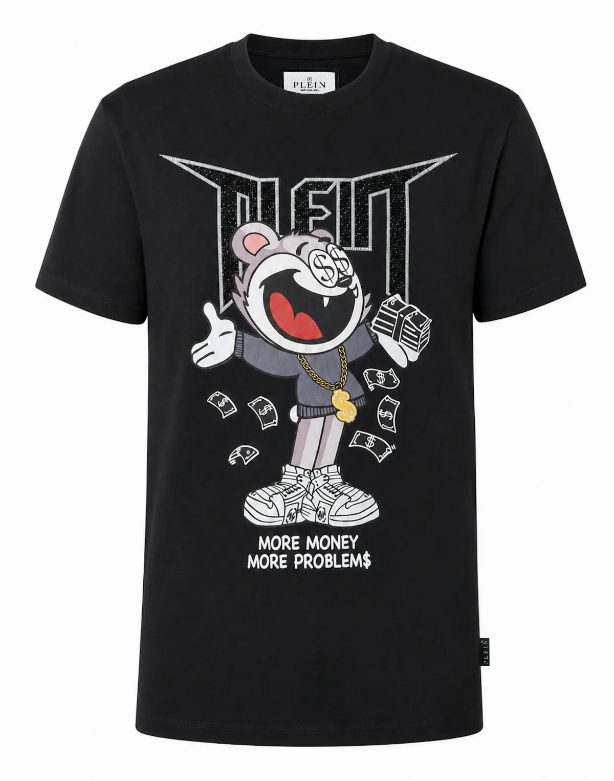 Jersey T-Shirt Money Bear by PHILIPP PLEIN