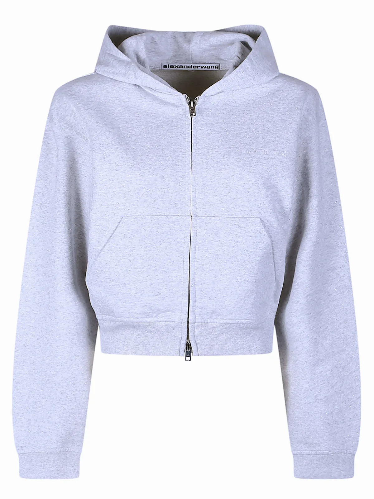 Allover Hotfix Cropped Full Hoodie by Alexander Wang