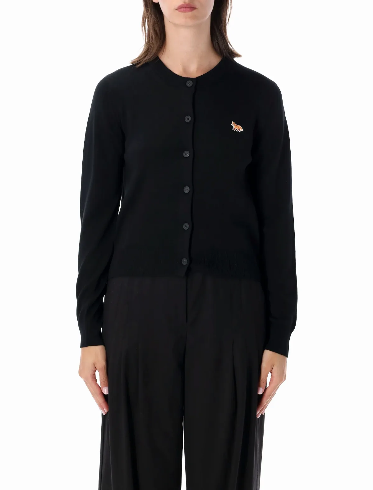 Baby Fox Regular-Fit Merino Wool Cardigan by MAISON KITSUNÉ