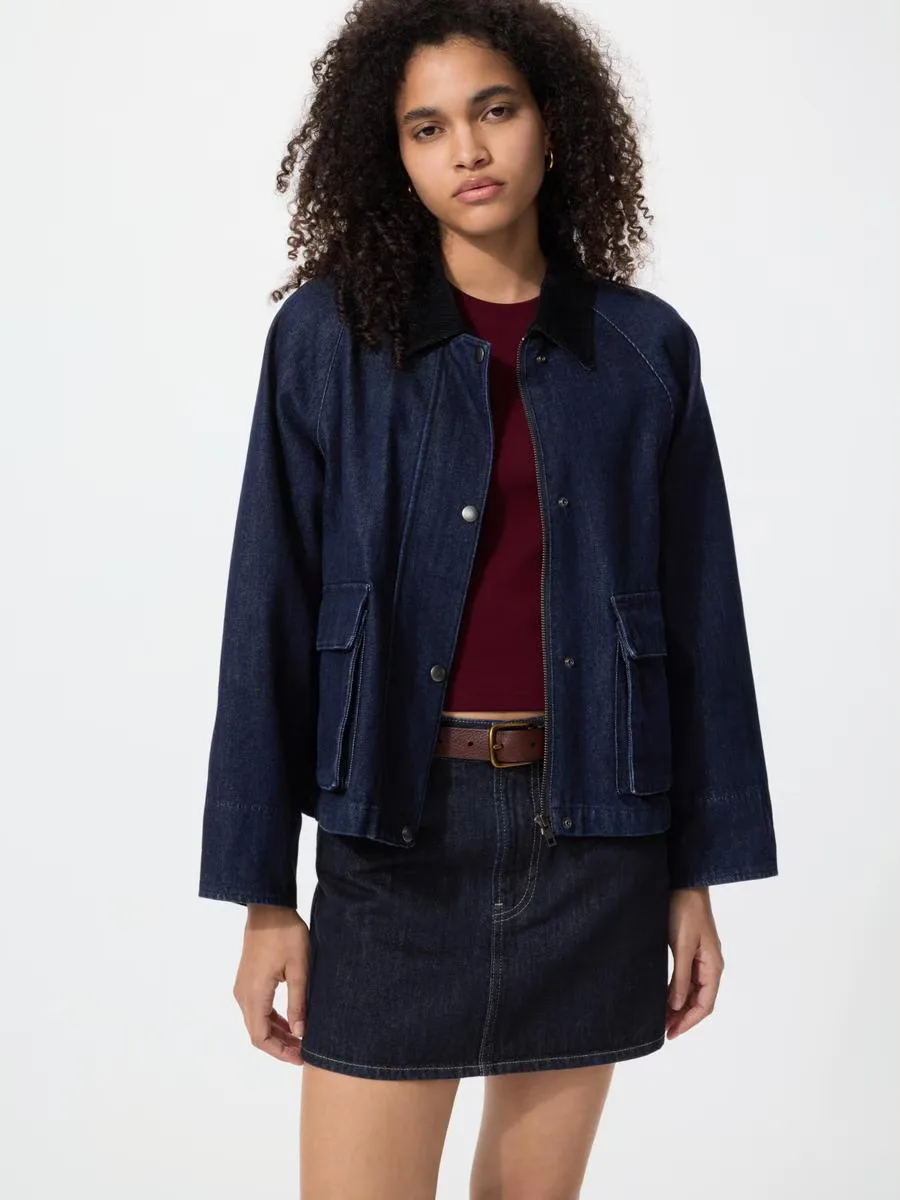 Barn Short Jacket Denim by UNIQLO