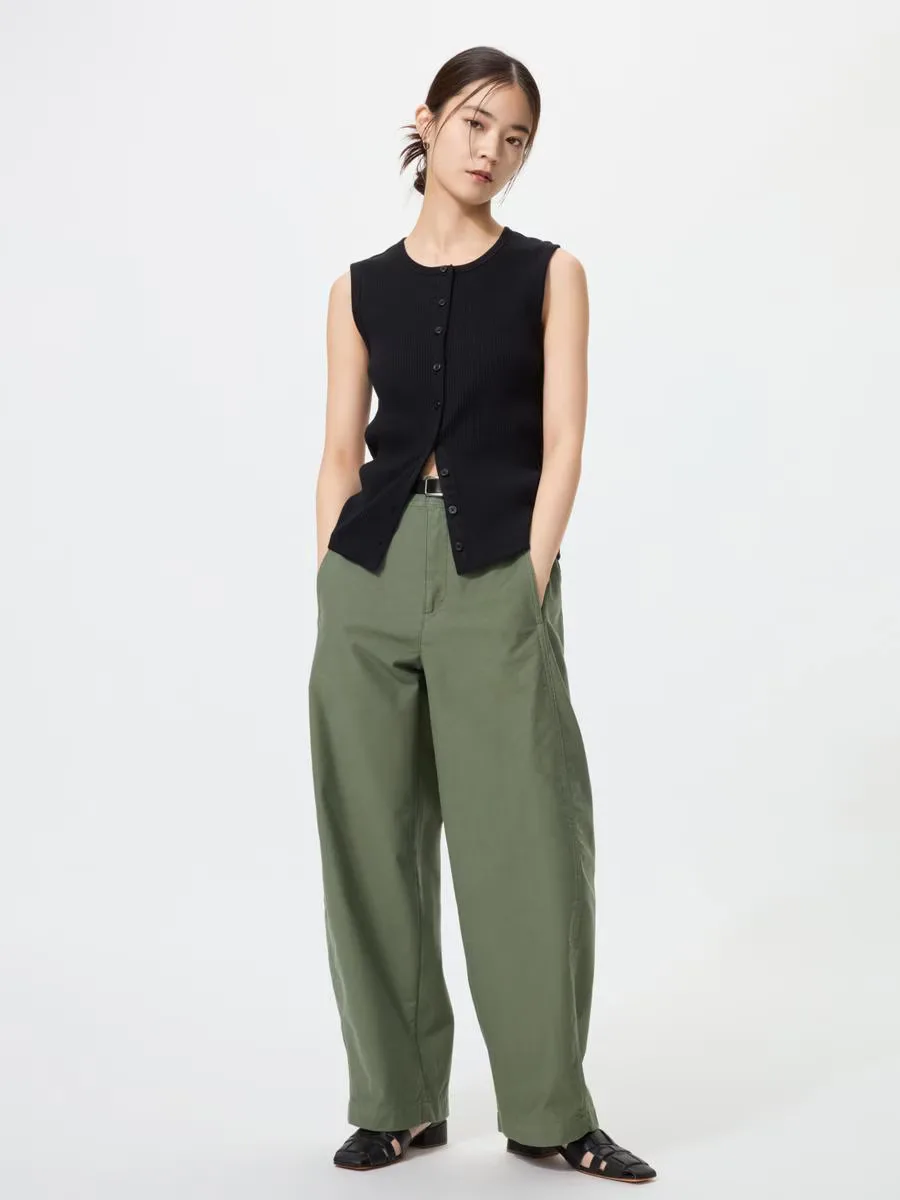 Jersey Barrel Pants Short by UNIQLO