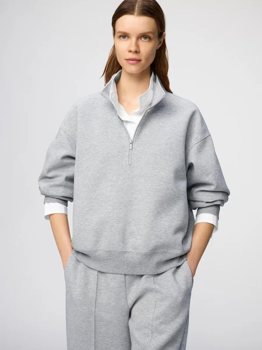 Sweat Half-Zip Pullover by UNIQLO