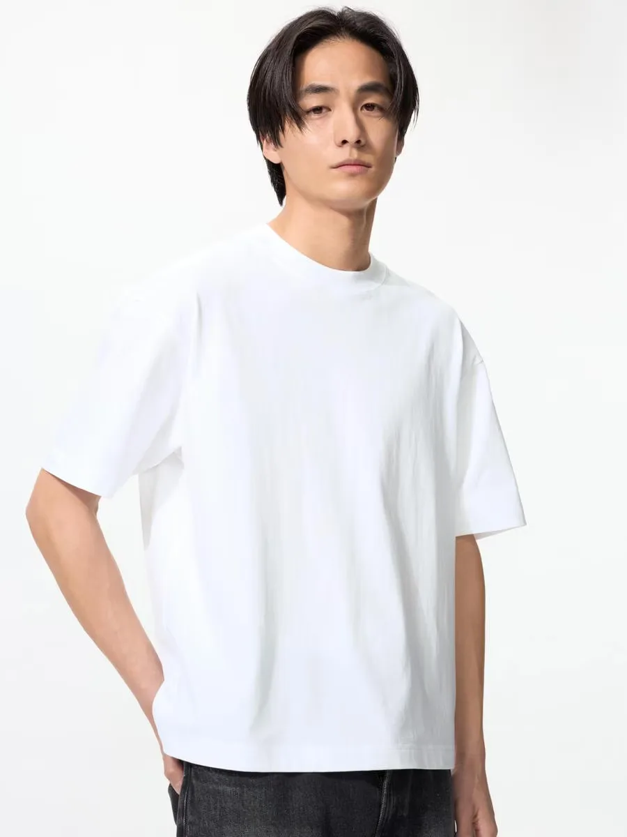 Boxy Cropped T-Shirt by UNIQLO