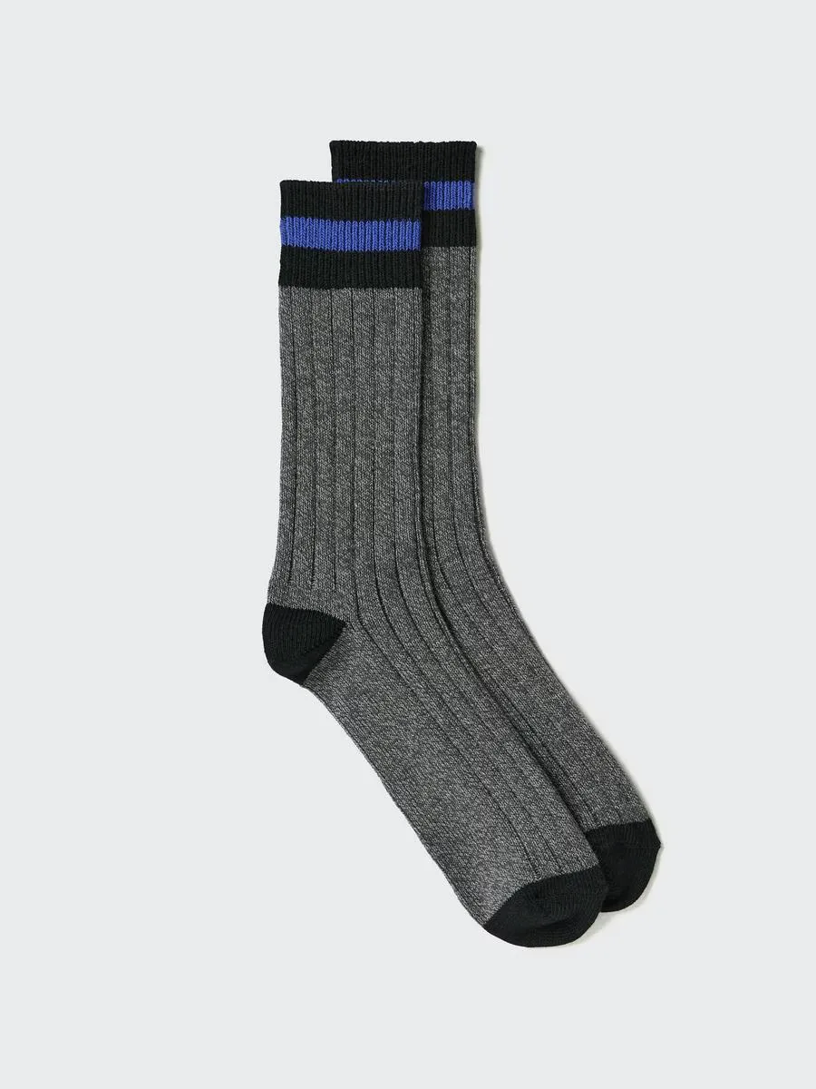Socks Bi-Colored Melange with Deodorizing by UNIQLO