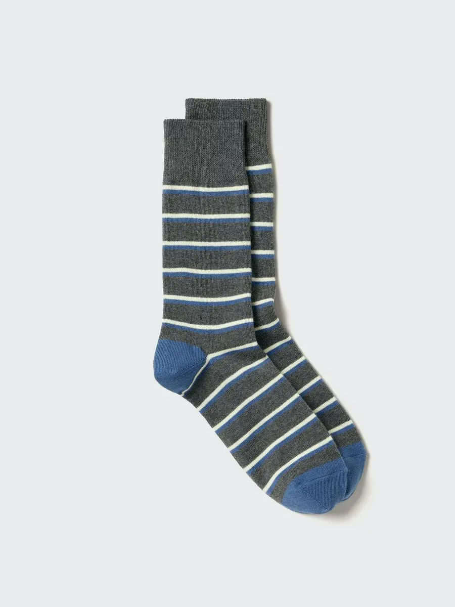 Socks Multi Striped with Deodorizing by UNIQLO