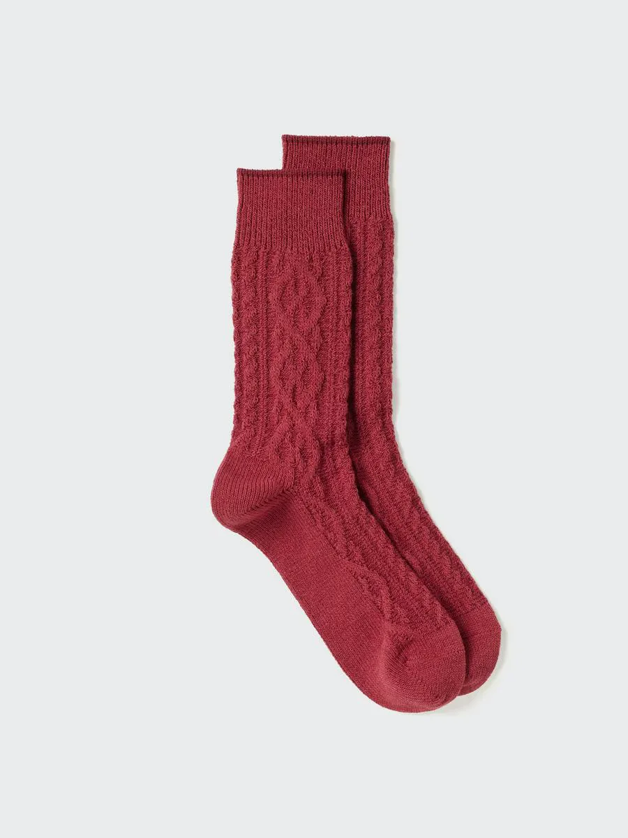 Heattech Socks Cable with Deodorizing by UNIQLO