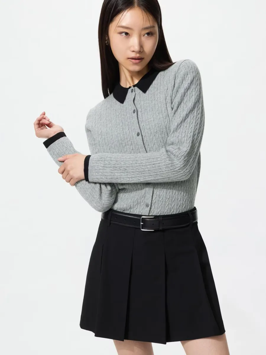 Mini Cable Cardigan by UNIQLO