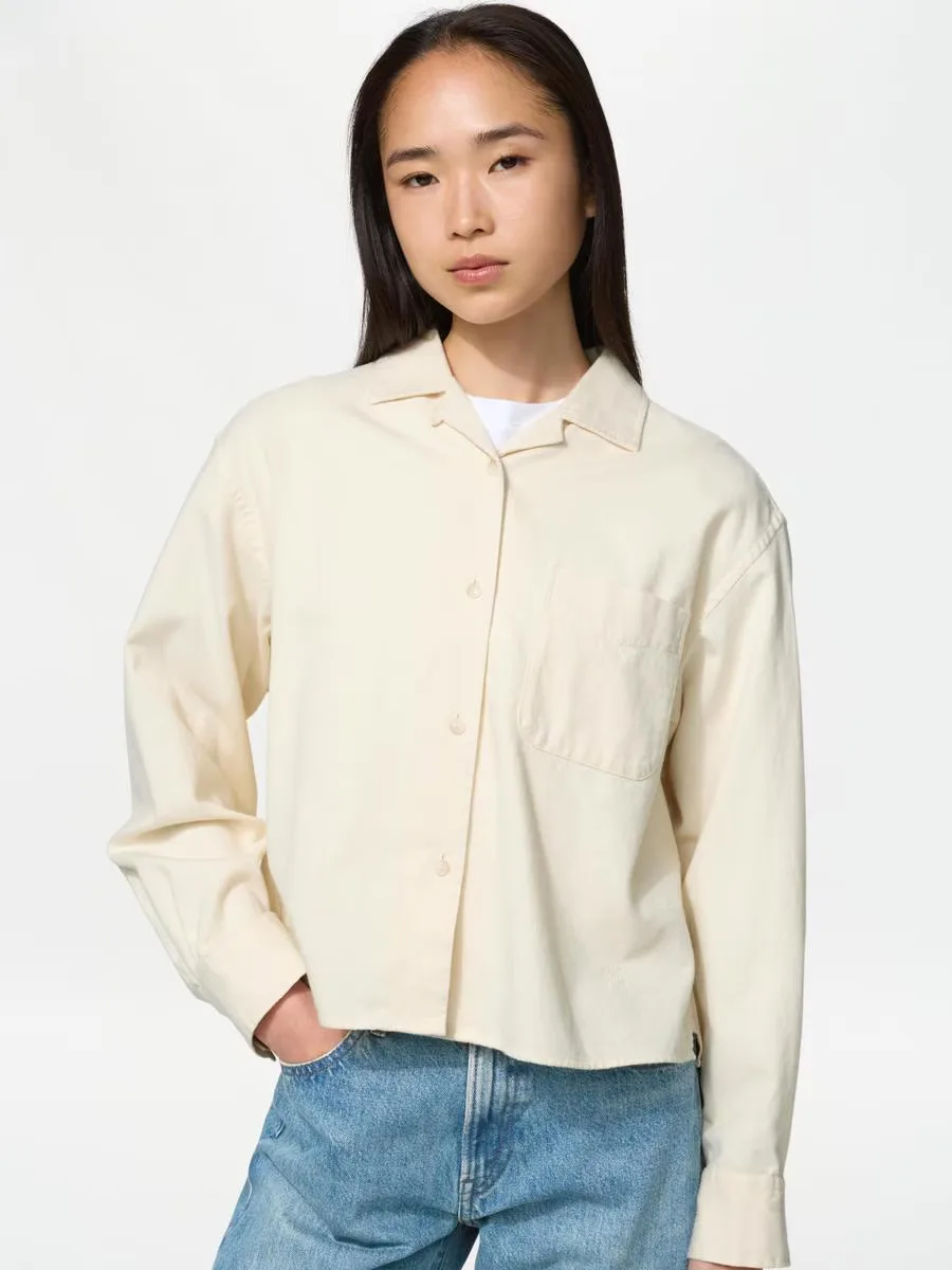 Flannel Boxy Shirt by UNIQLO