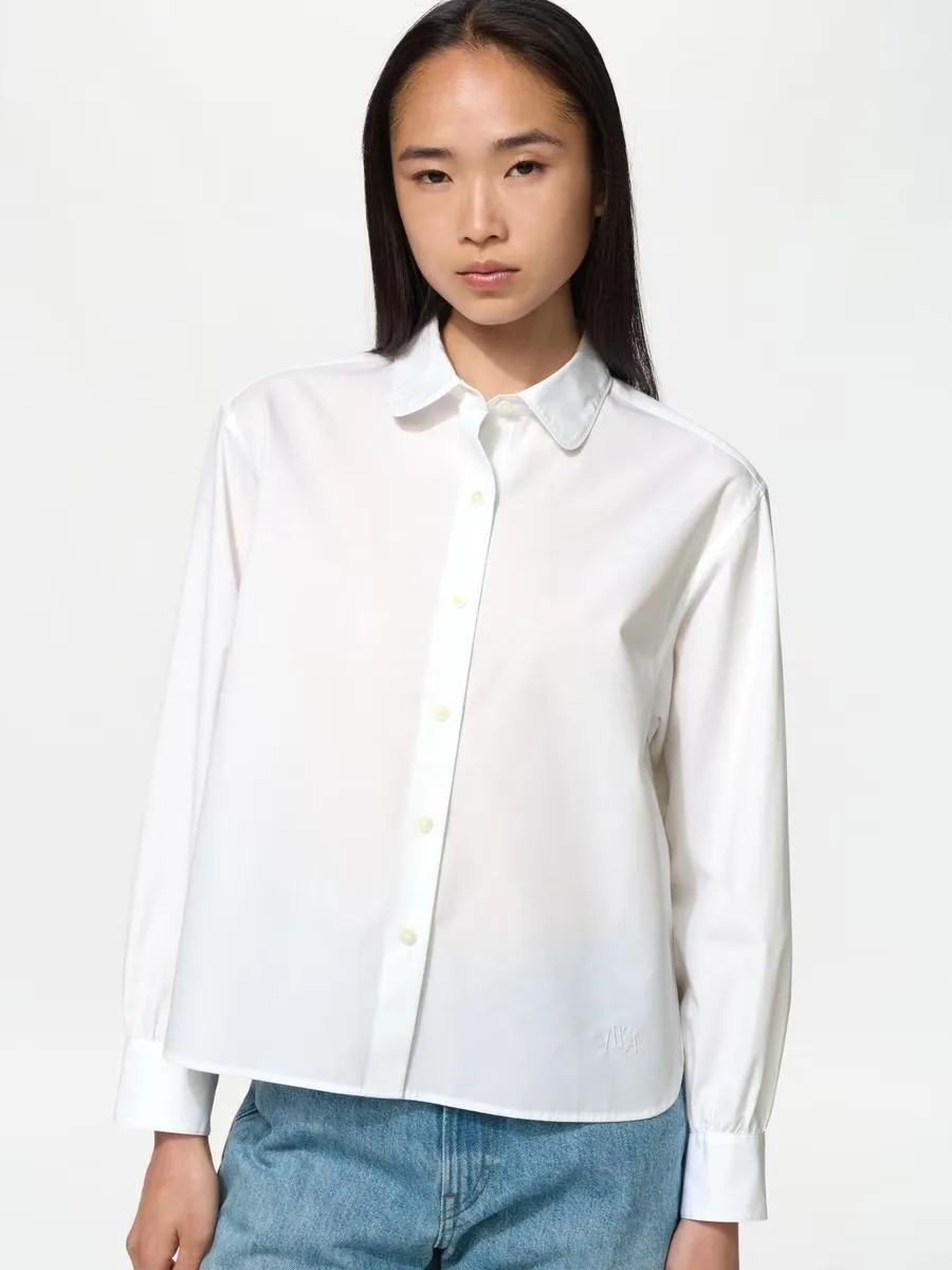 Cotton Volume Sleeve Shirt by UNIQLO