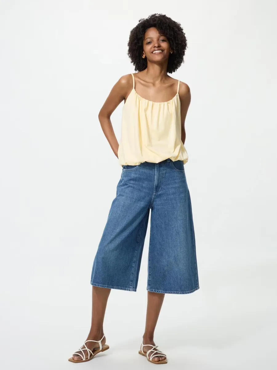 Denim Culottes Recycled by UNIQLO