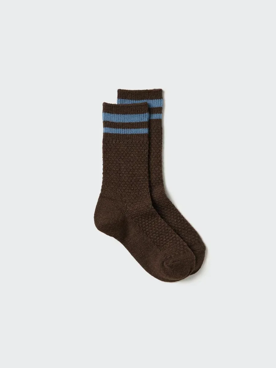 Heattech Socks Popcorn Line with Odor Control