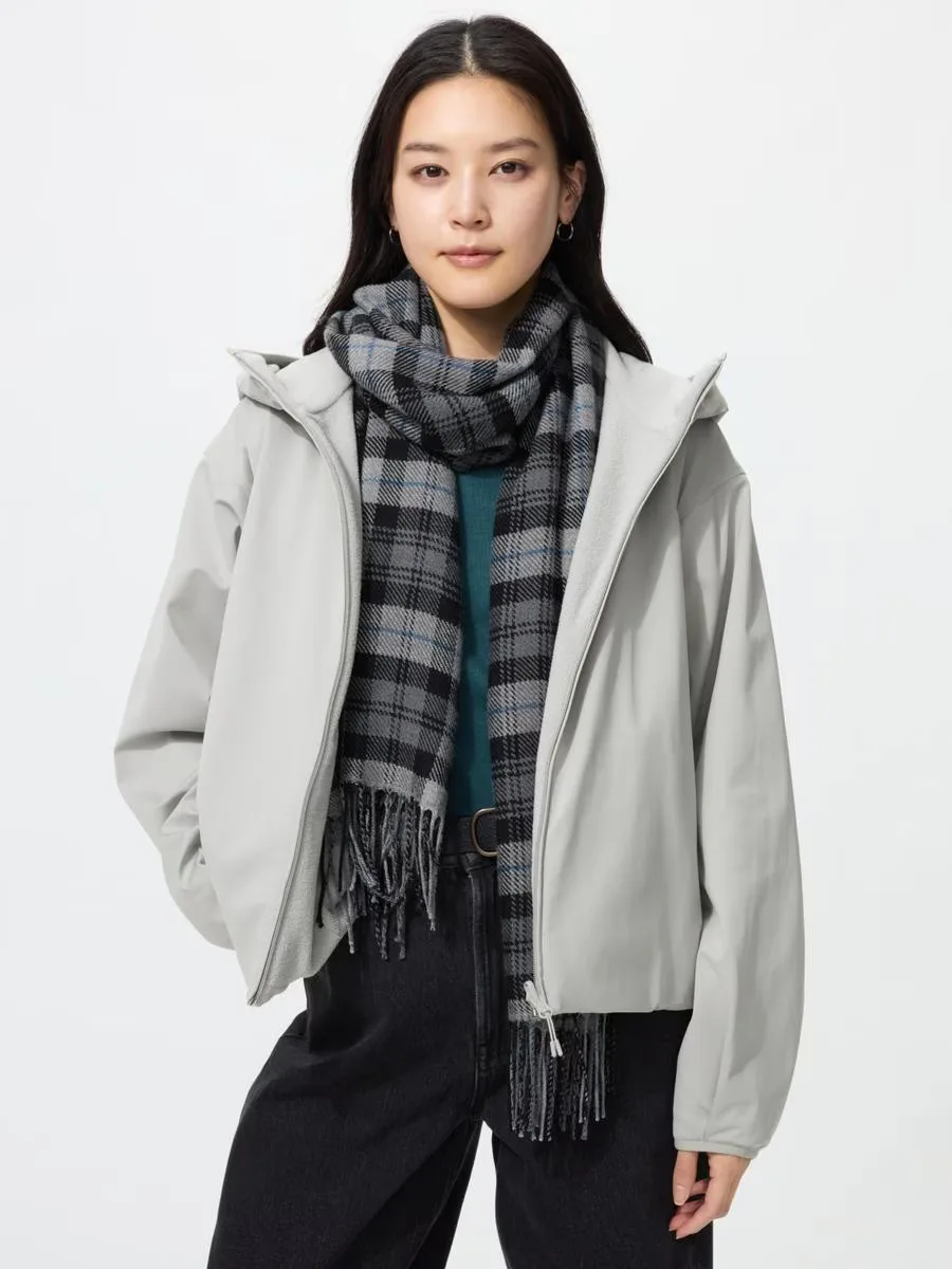 Windproof Fleece Reversible Full-Zip Hoodie by UNIQLO