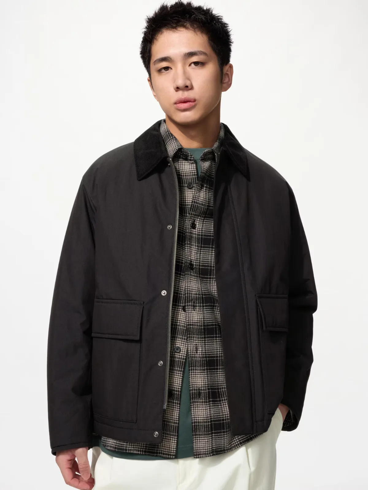 Padded Short Blouson Jacket by UNIQLO