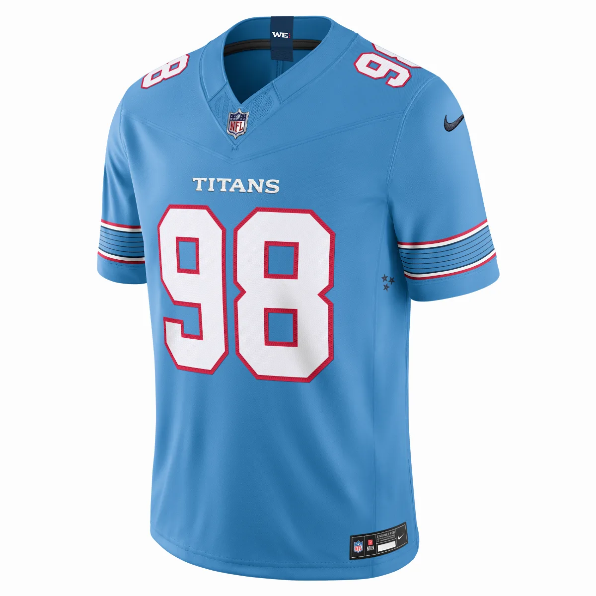 Jeffery Simmons Tennessee Titans Dri-FIT NFL Stitched Limited Jersey by Nike