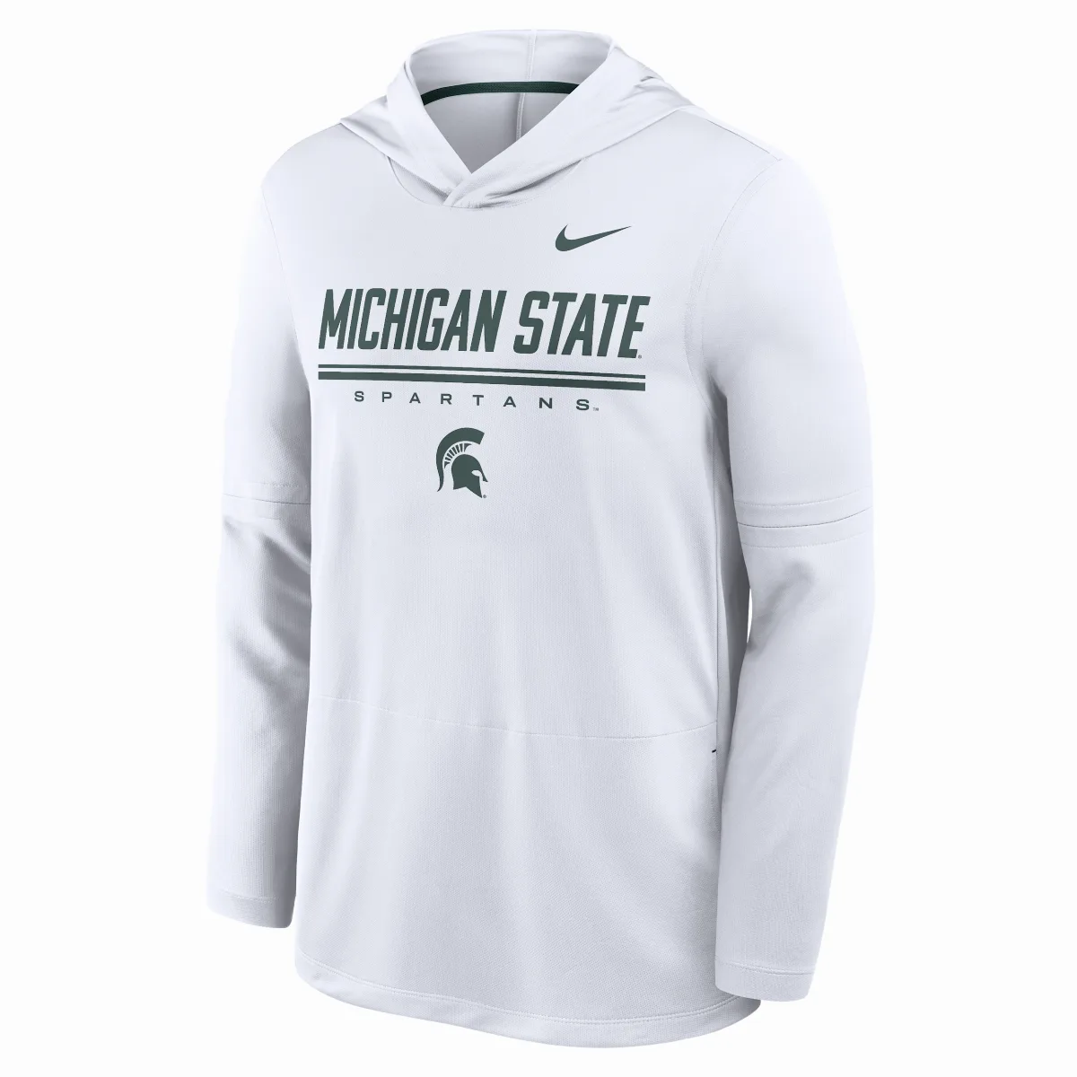 Michigan State Sideline Dri-FIT College Long-Sleeve Hooded Top by Nike