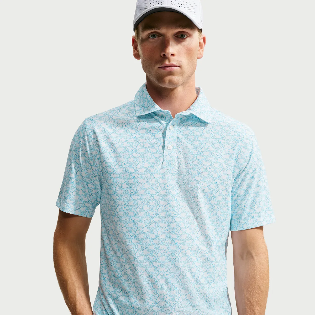 Tailored Performance Microprint Golf Polo by Nike