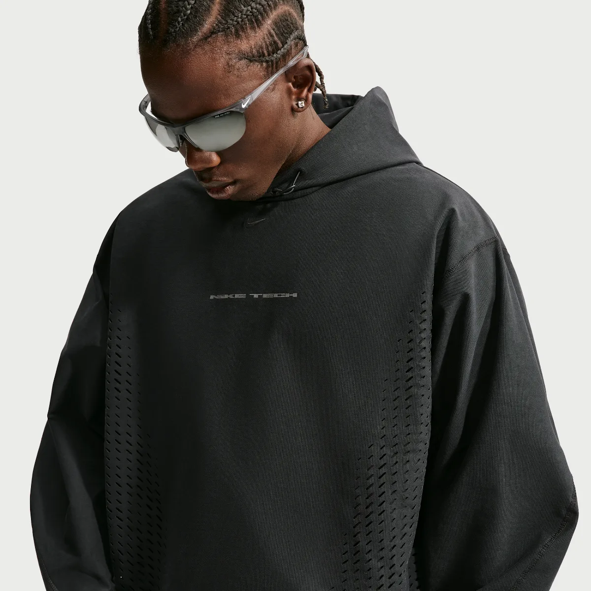 Tech Dri-FIT Shori Knit Pullover Hoodie by Nike