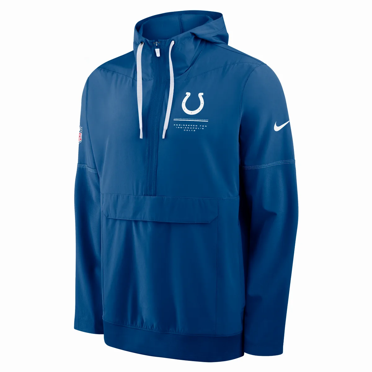 Indianapolis Colts Sideline Anorak NFL 1/2-Zip Hooded Jacket by Nike