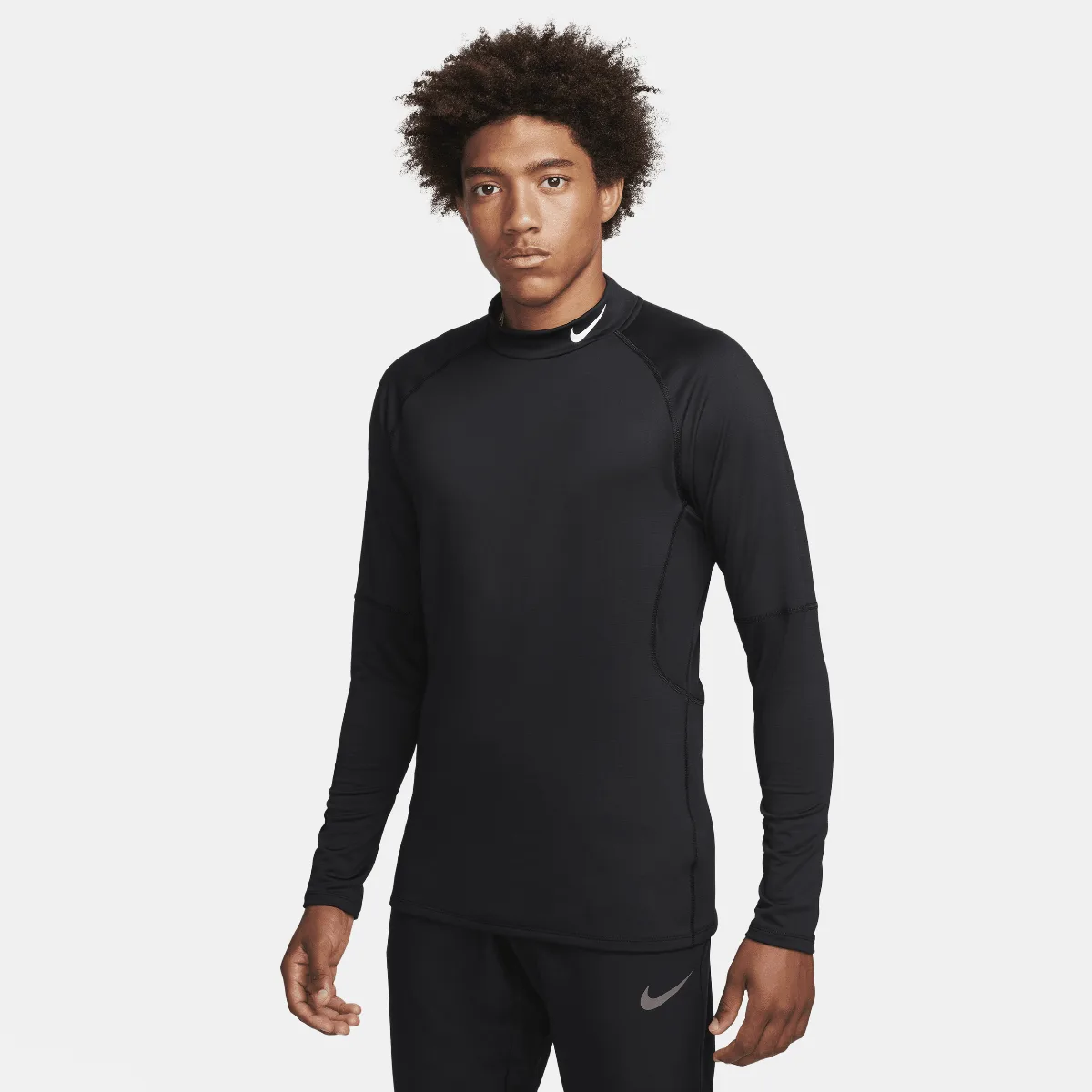 Nike Pro Dri-FIT Warm Long-Sleeve Fitness Mock by Nike