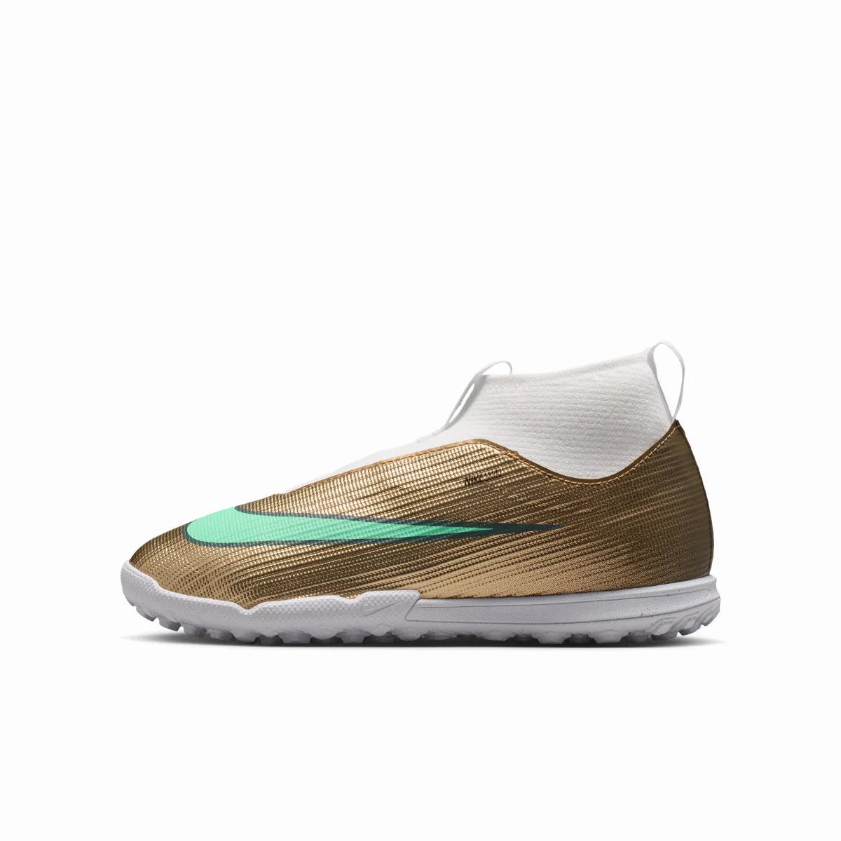 Jr. Mercurial Superfly 11 Academy "Kylian Mbappé" Turf High-Top Soccer Shoes by Nike