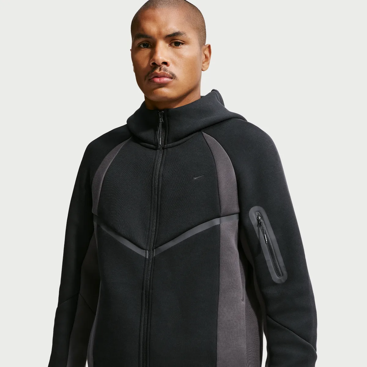 Tech Color-Block Full-Zip Fleece Windrunner Jacket by Nike