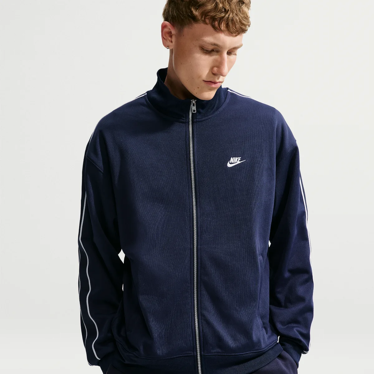 Sportswear Club Oversized Knit Track Jacket by Nike