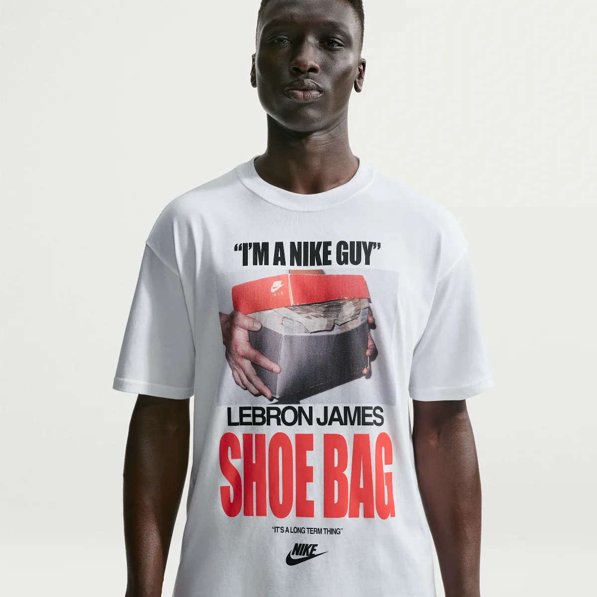 LeBron "Shoes Bag" Basketball T-Shirt by Nike