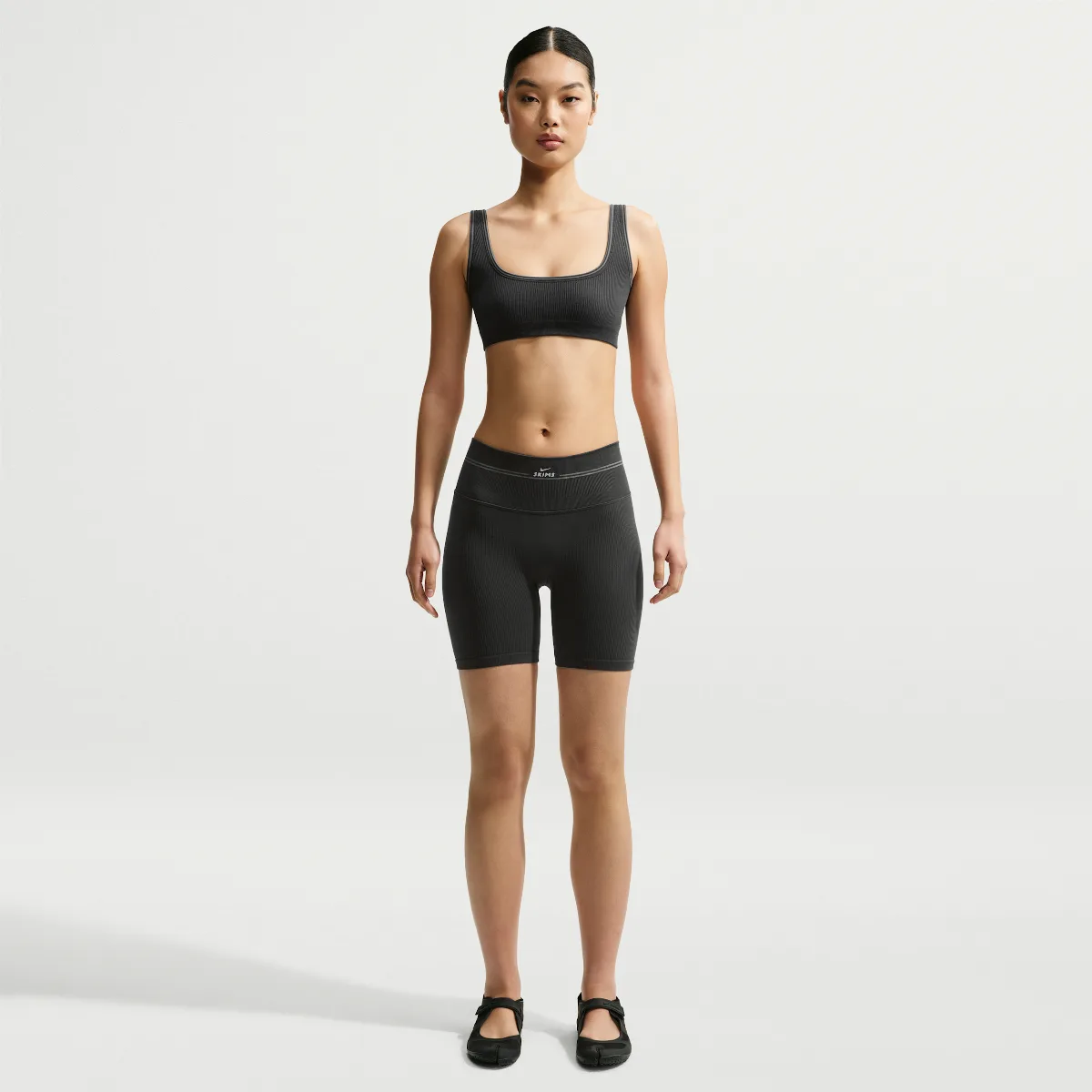 SKIMS Ribbed Seamless 5" Shorts by Nike