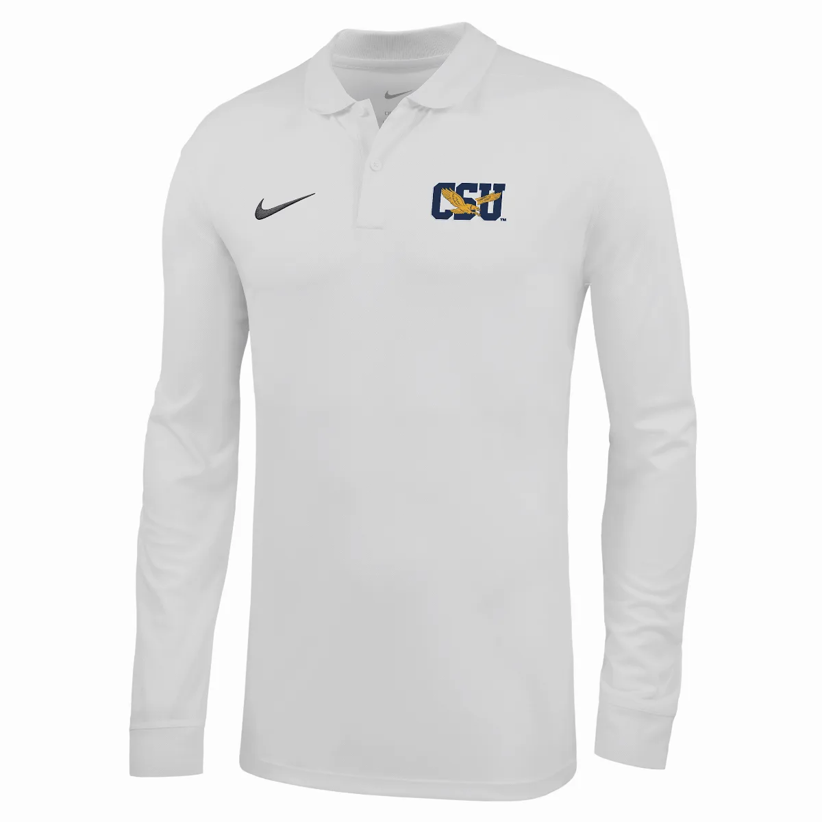 College (coppin State University) Dri-FIT Long-Sleeve Polo by Nike