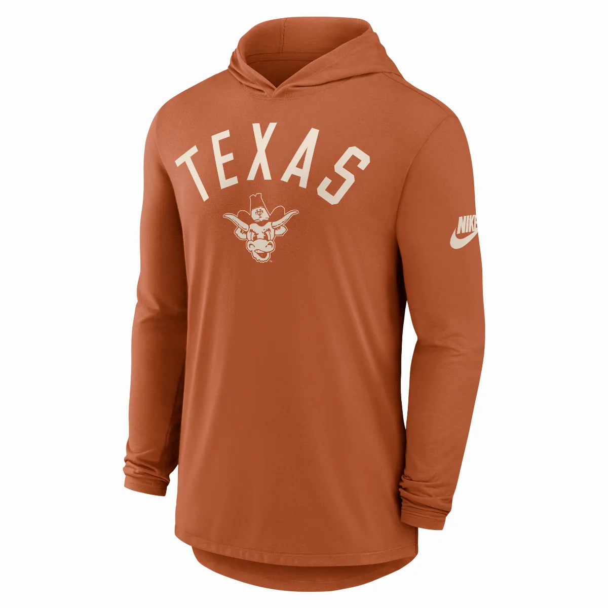 Texas Legacy Arch Dri-FIT College Long-Sleeve Hooded T-Shirt by Nike