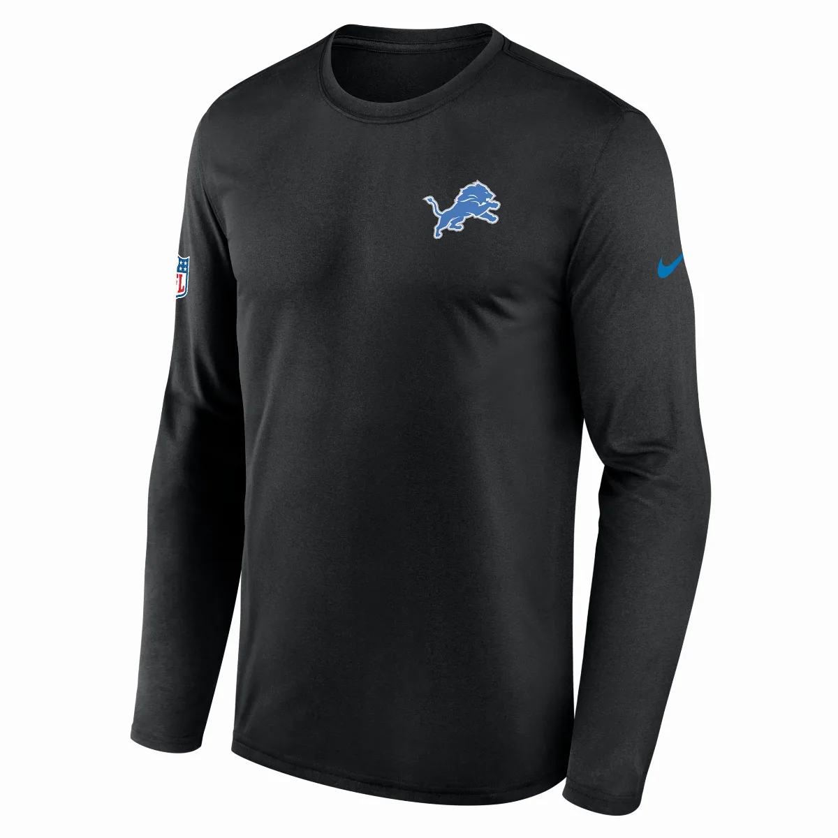 Detroit Lions Legend Small Logo Dri-FIT NFL Long-Sleeve T-Shirt by Nike
