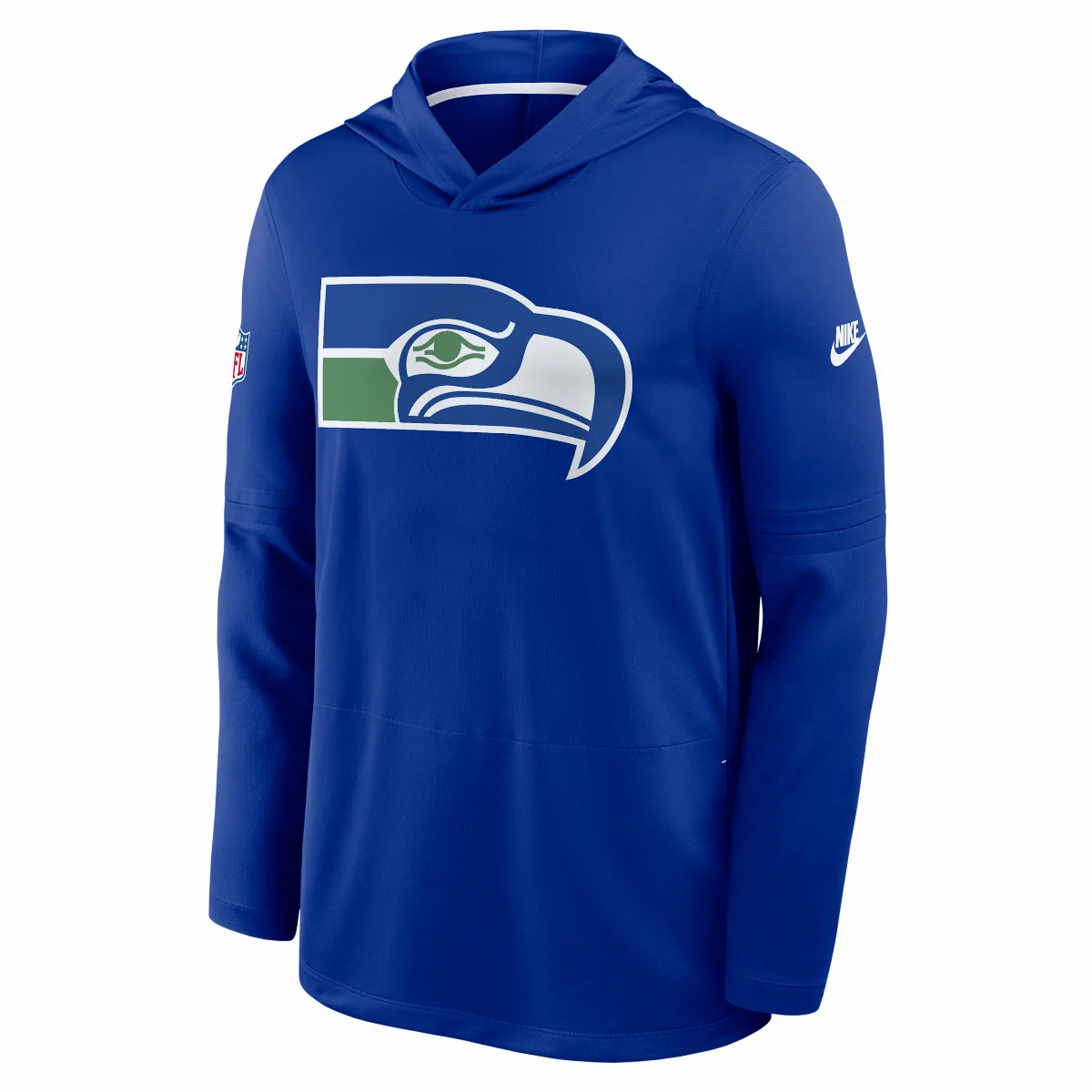 Seattle Seahawks Alt Dri-FIT NFL Long-Sleeve Hooded Top by Nike
