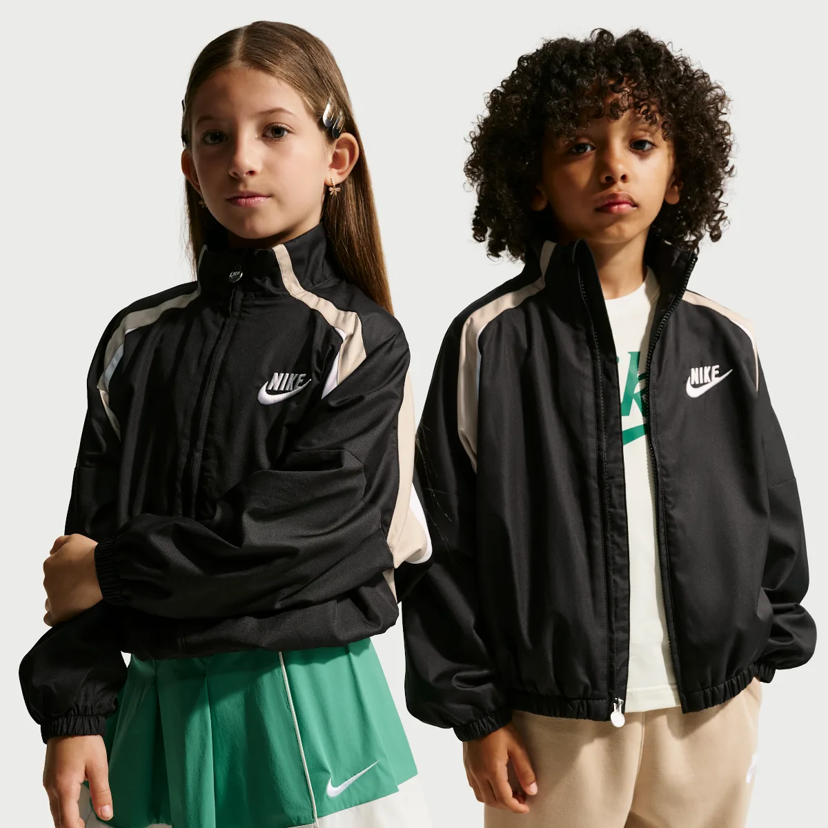 Colorblocked Hoodless Jacket by Nike