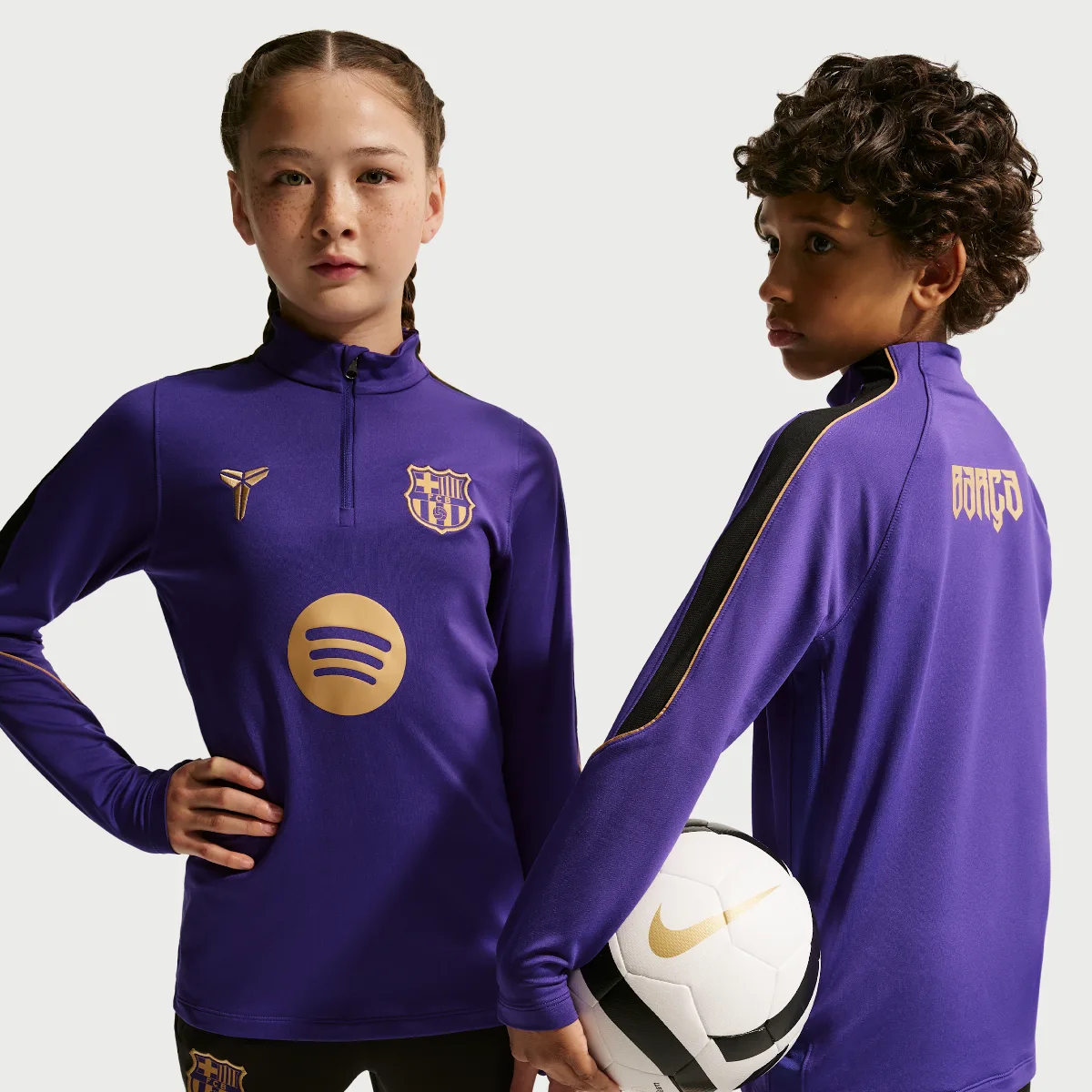 FC Barcelona Strike Away Kobe Dri-FIT Soccer Knit Drill Top by Nike