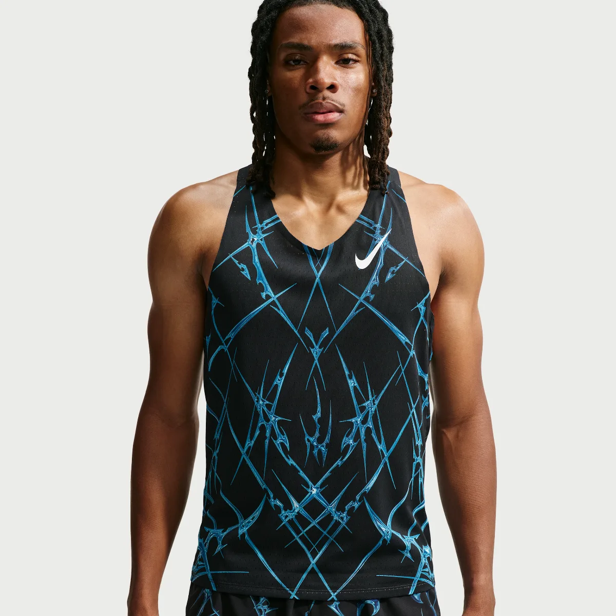 AeroSwift Dri-FIT ADV Printed Running Singlet by Nike