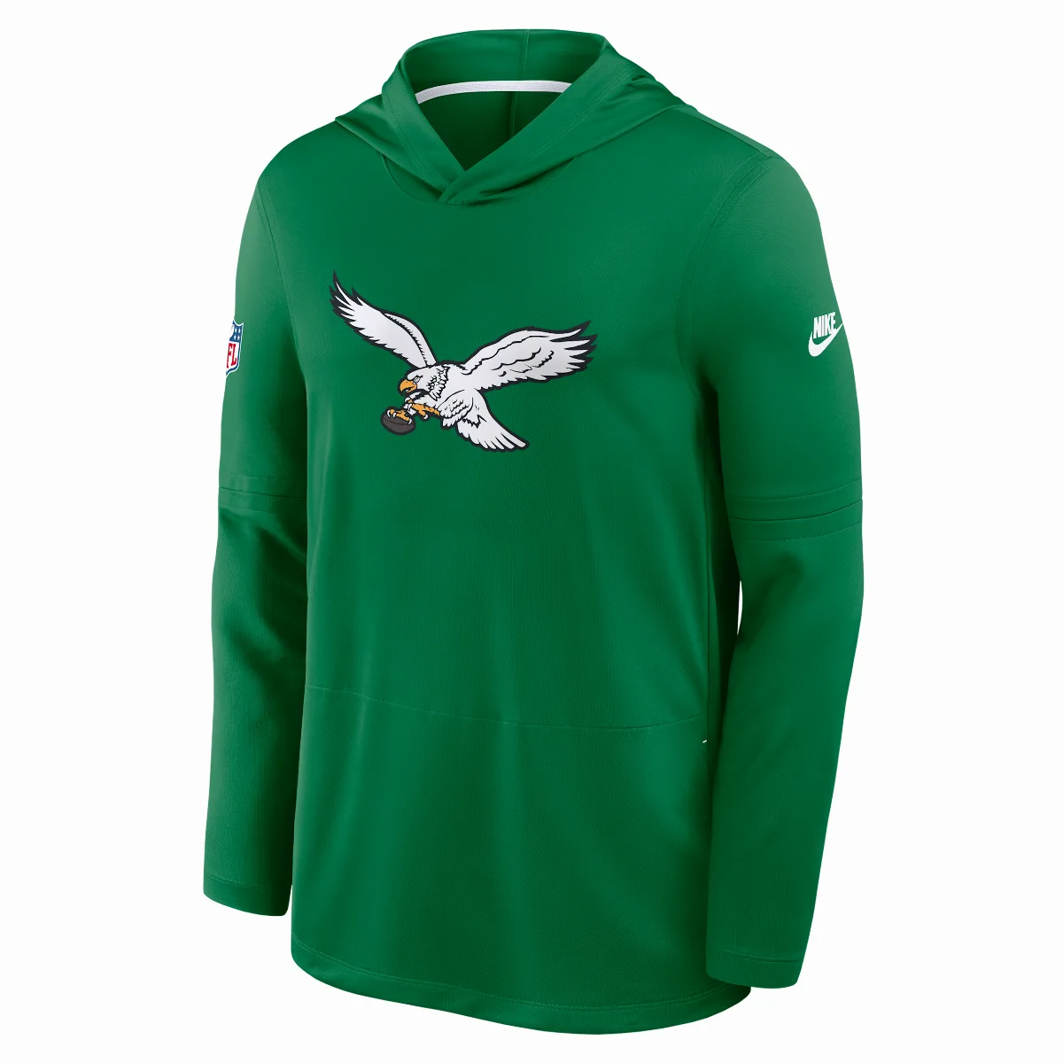 Philadelphia Eagles Alt Dri-FIT NFL Long-Sleeve Hooded Top by Nike