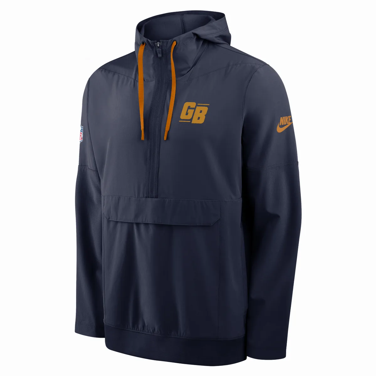 Green Bay Packers Alt Anorak NFL 1/2-Zip Hooded Jacket by Nike