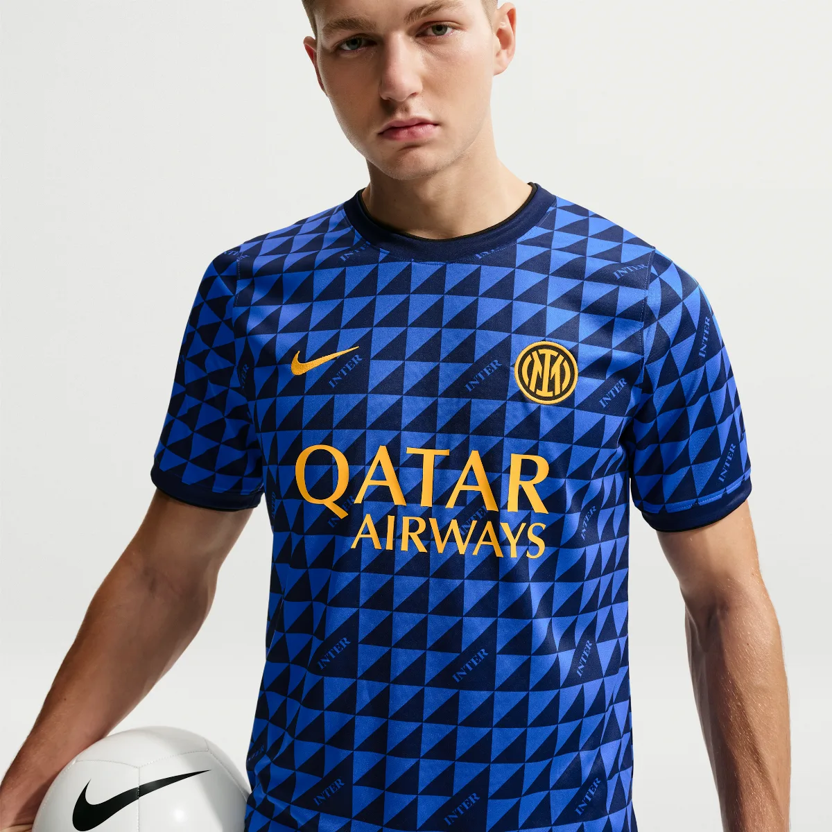 Inter Milan Dri-FIT Soccer Pre-Match Top by Nike