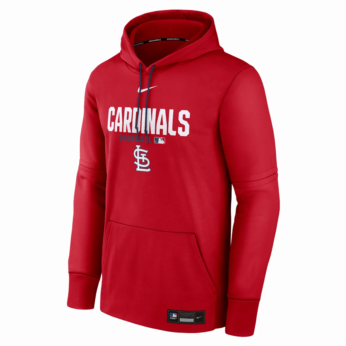 St. Louis Cardinals Authentic Collection Therma MLB Pullover Hoodie by Nike