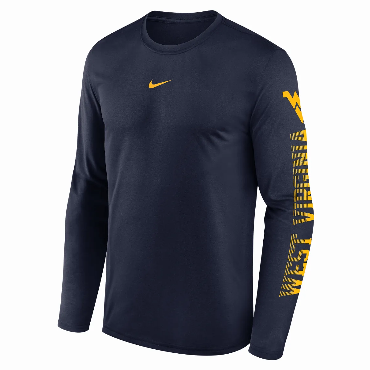 West Virginia Primetime Stack Legend Dri-FIT College Long-Sleeve T-Shirt by Nike