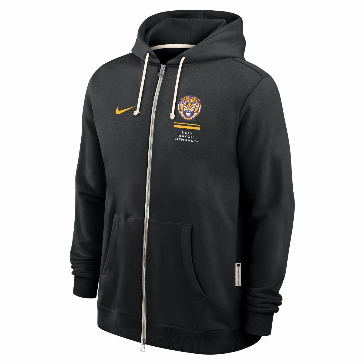 LSU Sideline Standard Issue Dri-FIT College Full-Zip Hoodie by Nike