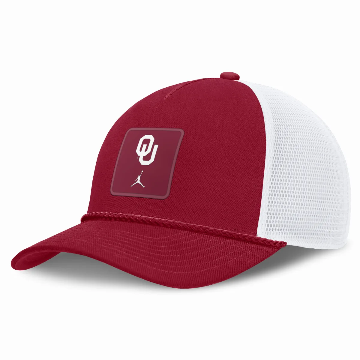Oklahoma Sideline Gameday Rope Jordan Brand College Trucker Adjustable Hat