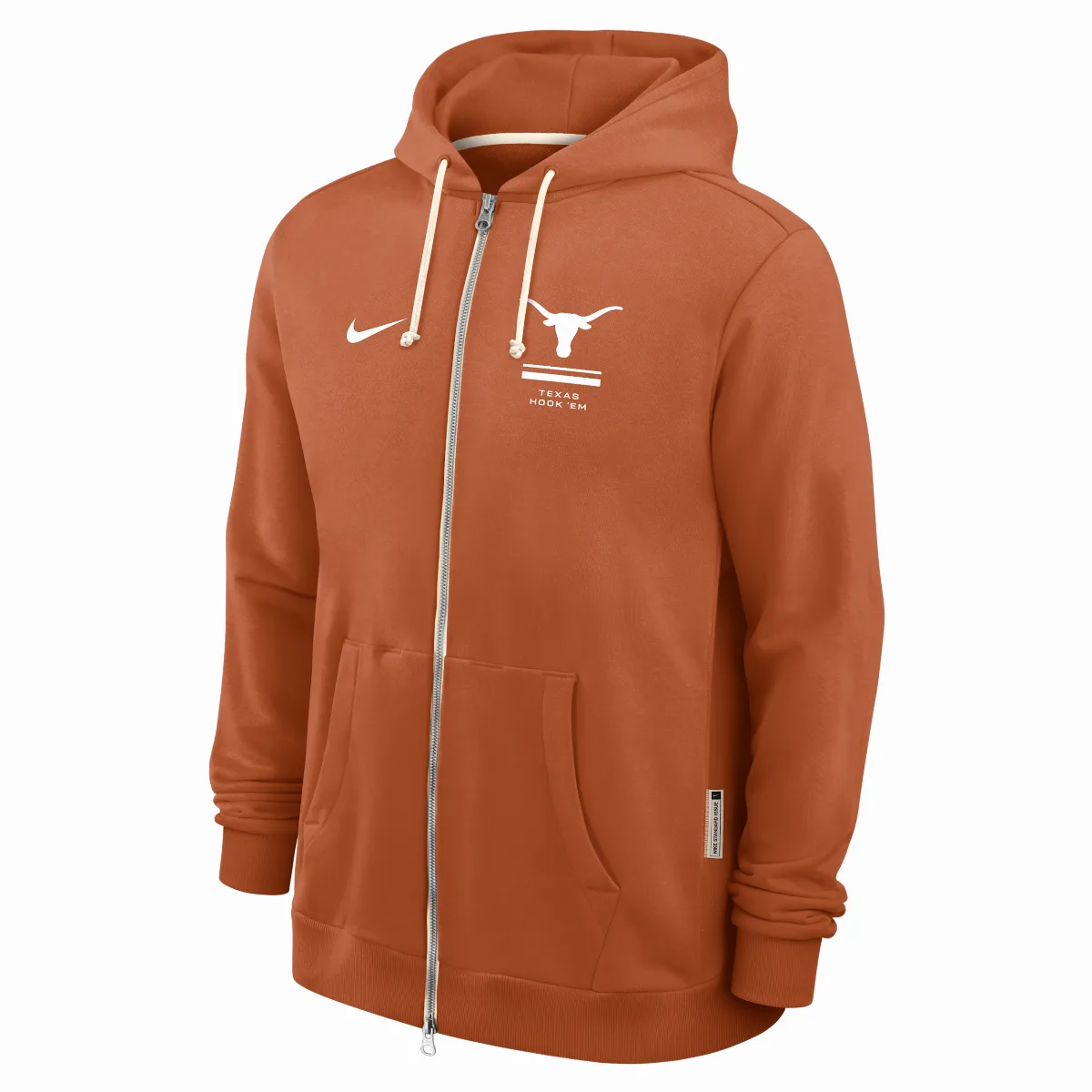 Texas Sideline Standard Issue Dri-FIT College Full-Zip Hoodie by Nike