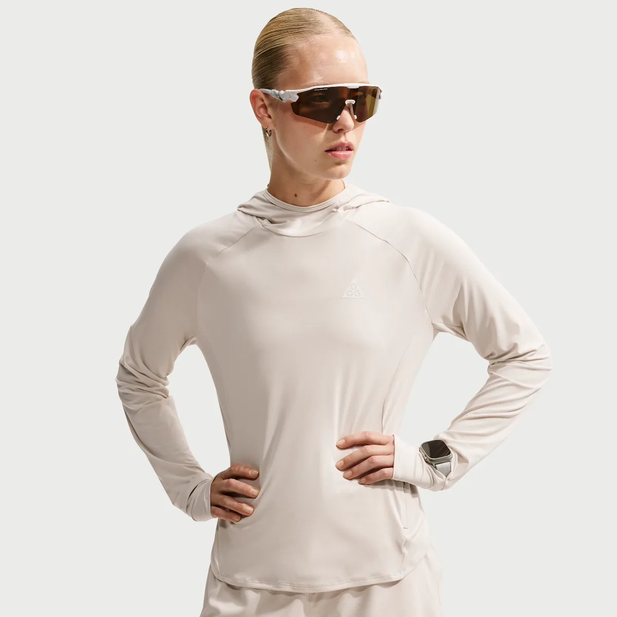 ACG UV-Resistant Hooded Trail Running Mid-Layer Top