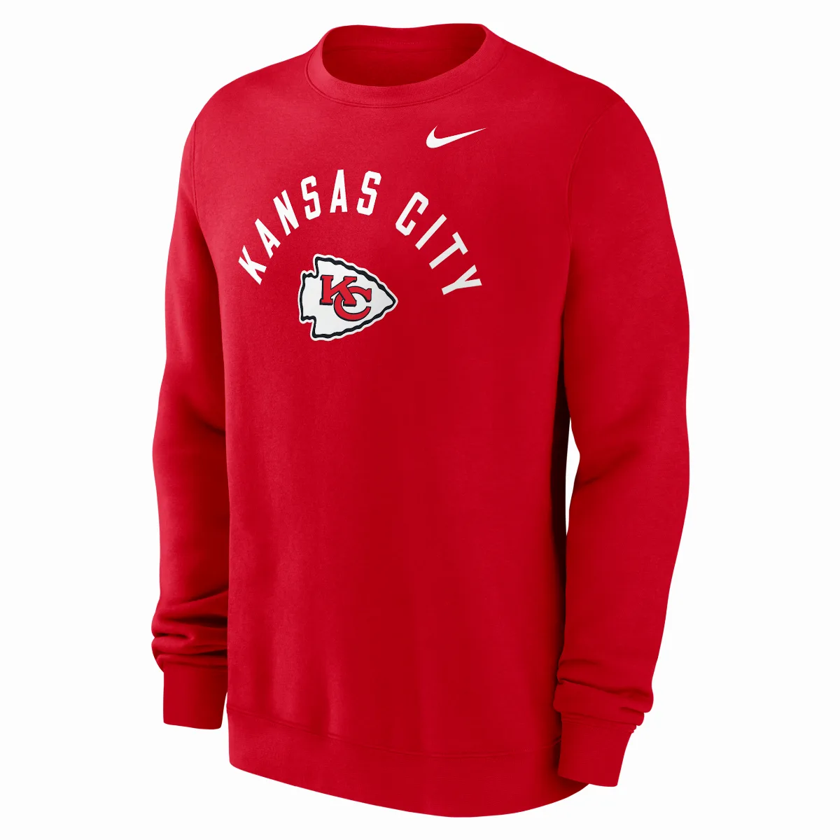 Kansas City Chiefs Club NFL Pullover Crew by Nike