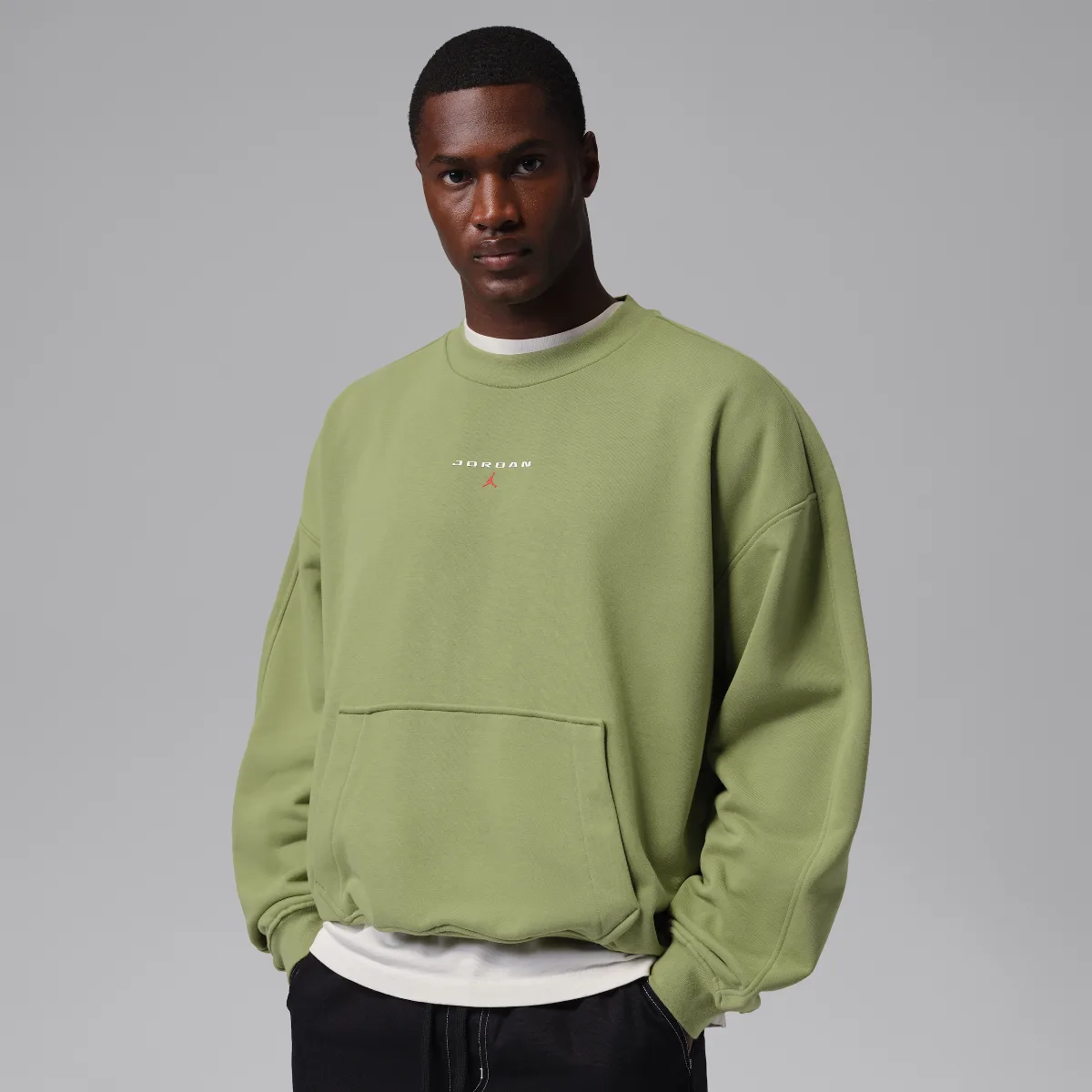 Jordan Flight Fleece Crew-Neck Sweatshirt by Jordan