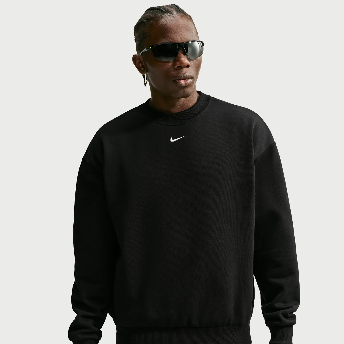 Solo Fleece Crew-Neck Sweatshirt by Nike
