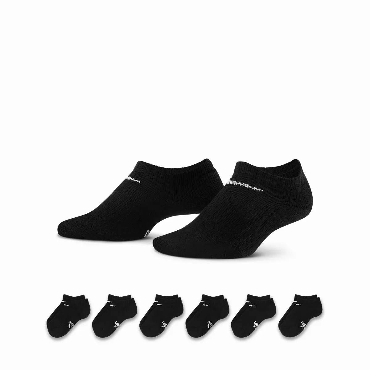 Dri-FIT Performance Basics No-Show Socks (6 Pairs) by Nike