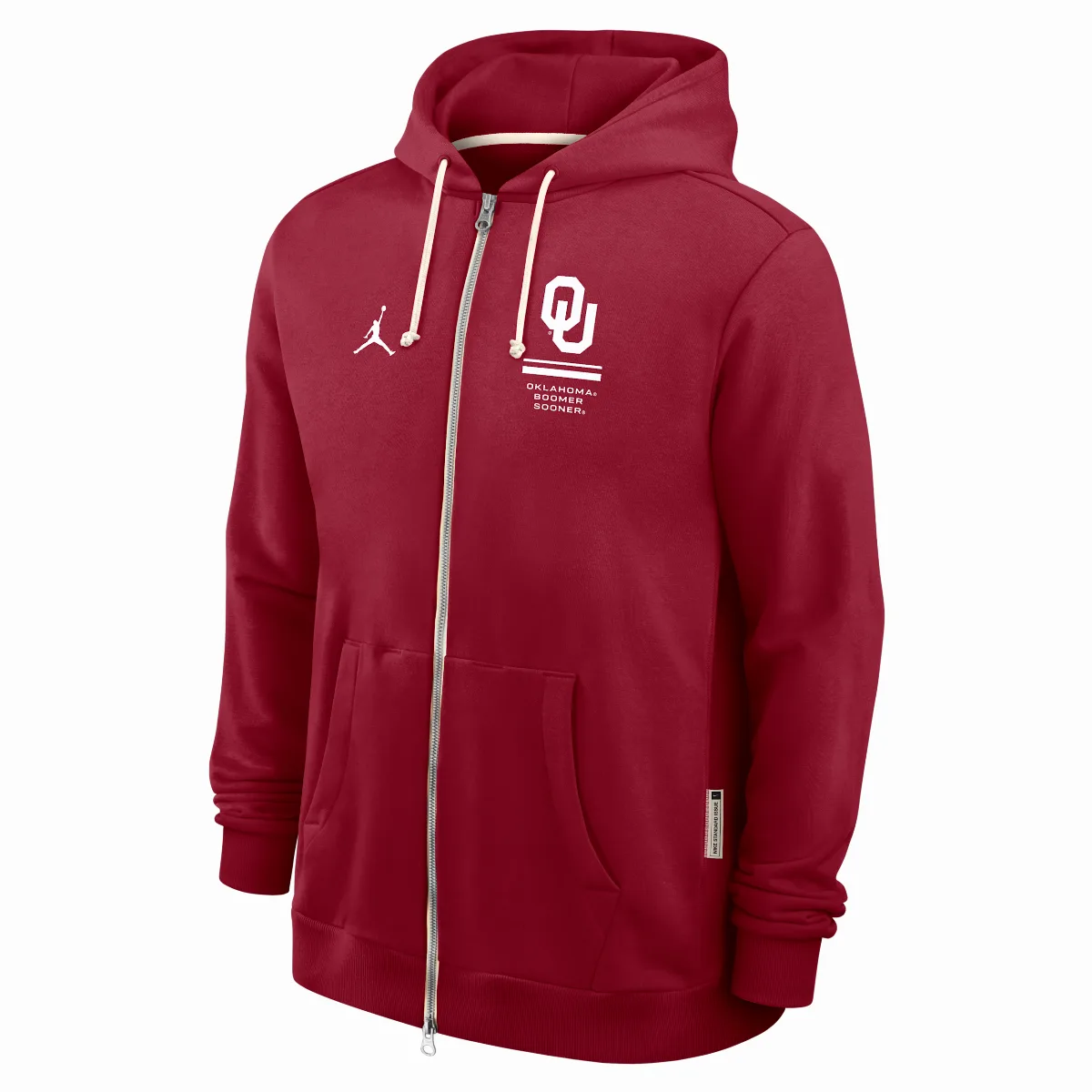 Oklahoma Sideline Standard Issue Jordan Brand Dri-FIT College Full-Zip Hoodie by Jordan