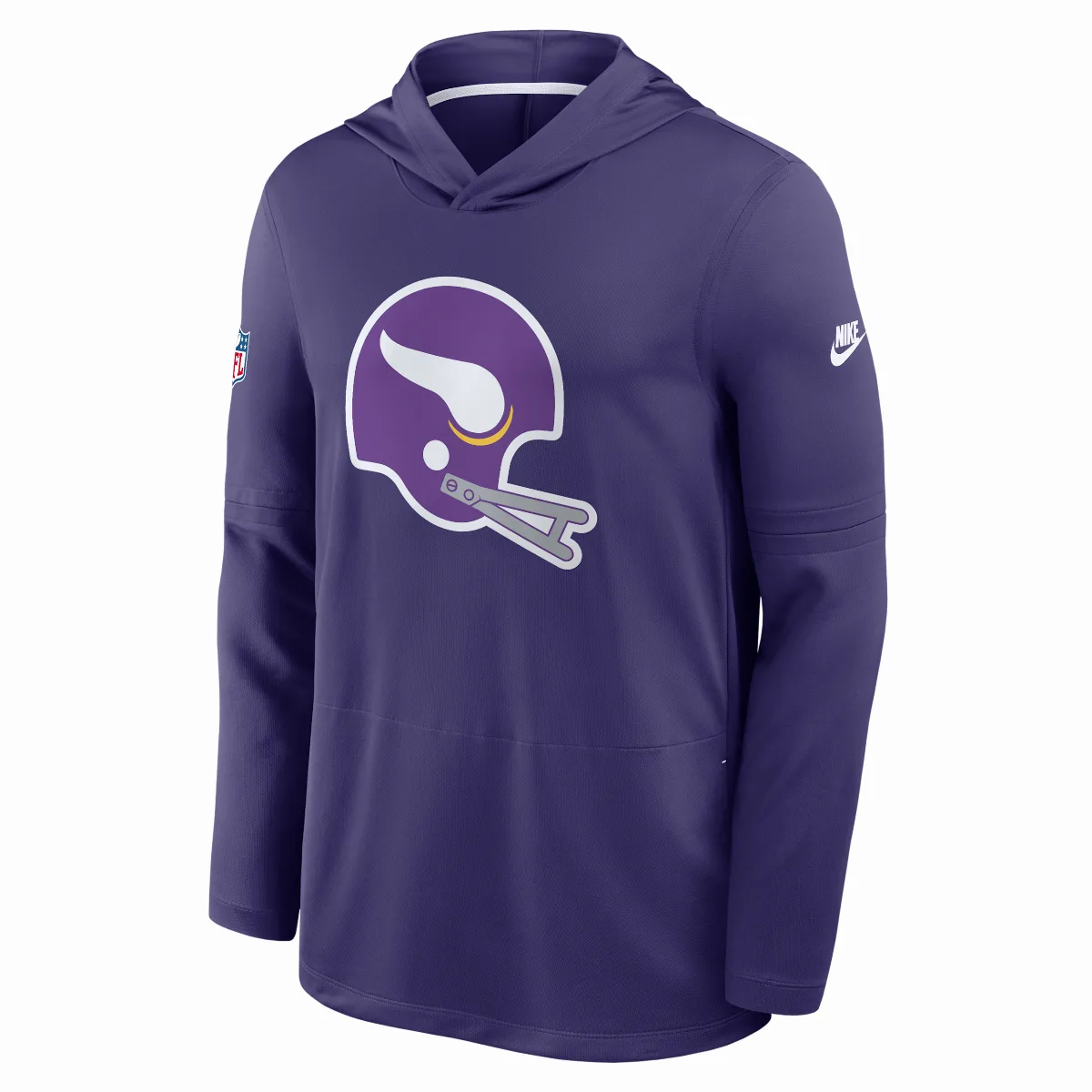 Minnesota Vikings Alt Dri-FIT NFL Long-Sleeve Hooded Top by Nike